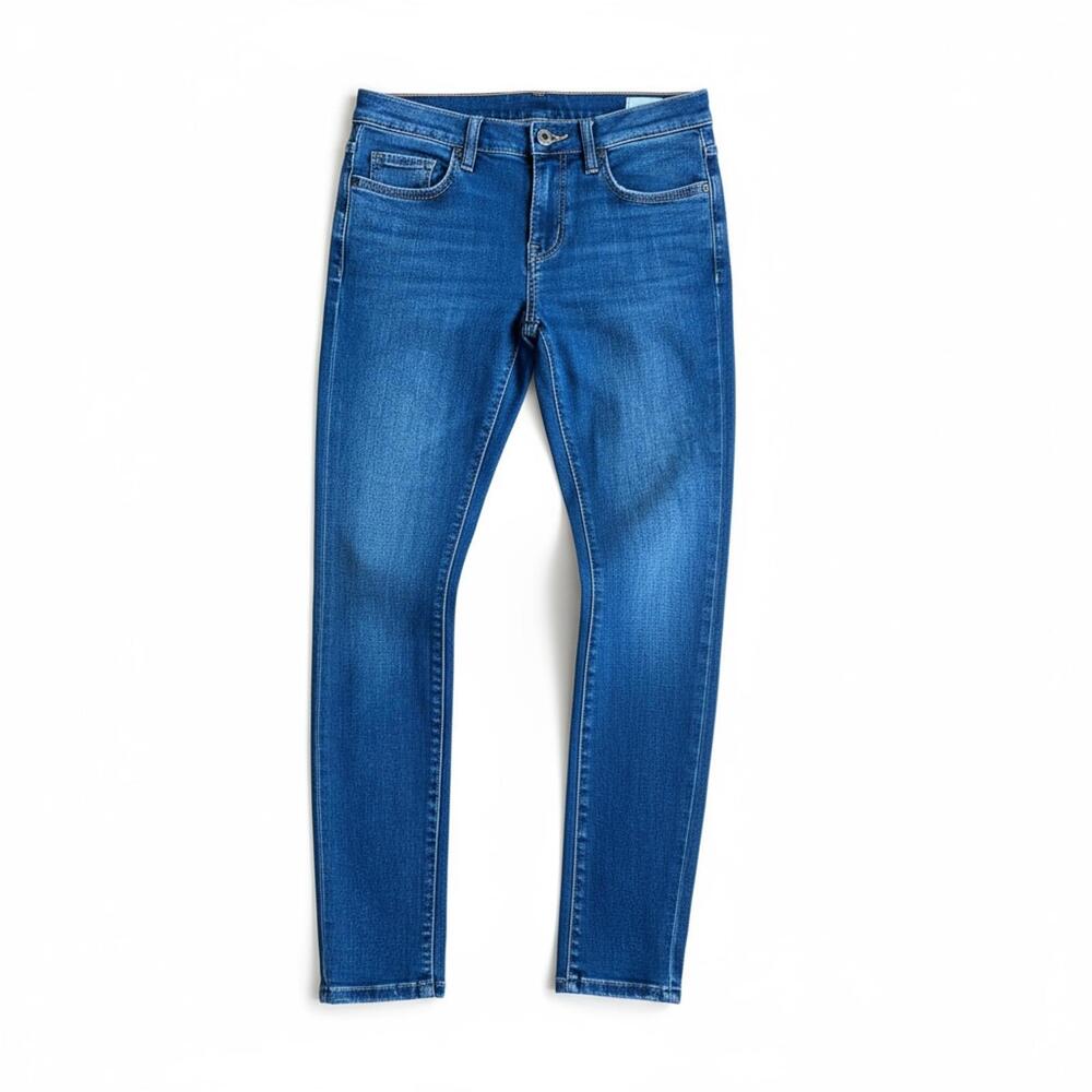 Current/Elliott Premium Denim Jeans Med Blue Wash Classic Skinny 26 Gently Worn